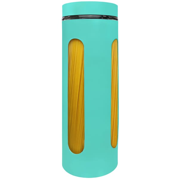 Blue Donuts Blue Donuts 60oz Stainless Steel Canister with Window - Turquoise BD3927175 - main